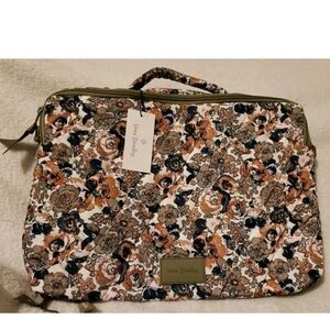 Vera Bradley Ultralight Laptop Workstation In Petite Exuberant Floral Sage NWT